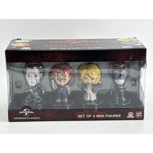 Universal Horror Classics Mini Figure 4-Pack CultureFly Chucky Michael Myers NEW